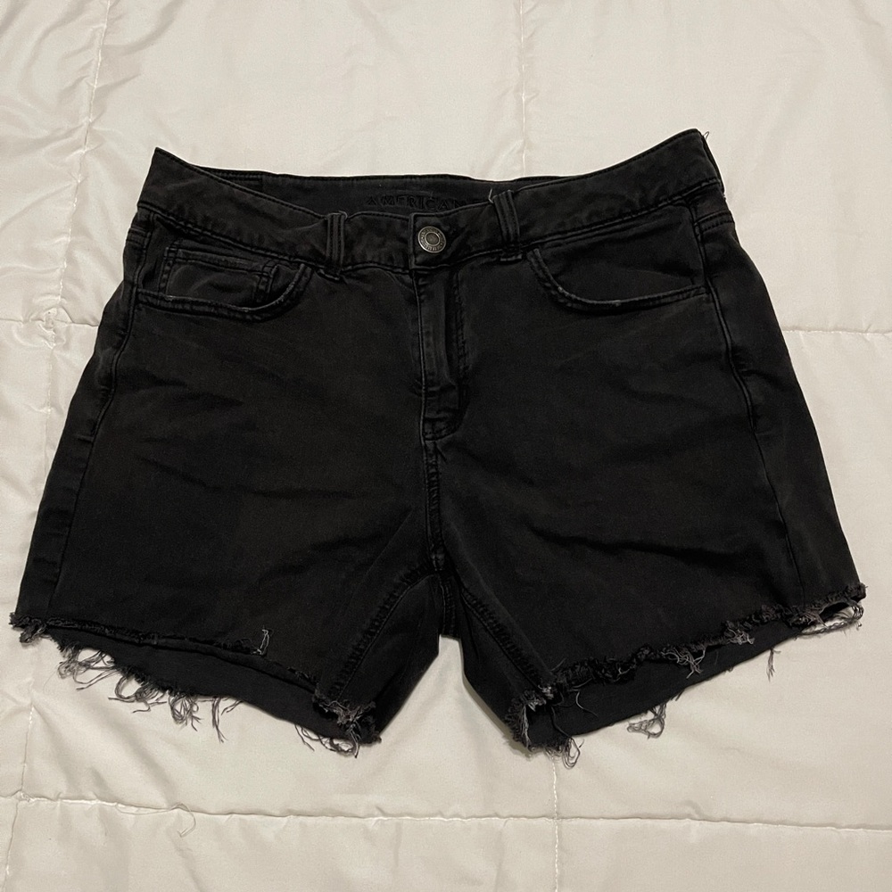 American Eagle Tomgirl shorts, black, size 10